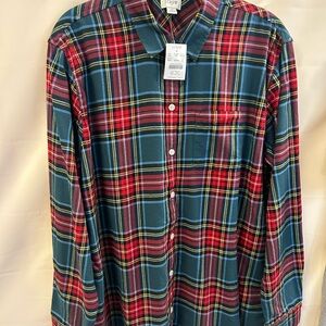 Women’s plaid  Shirt - Red and Green